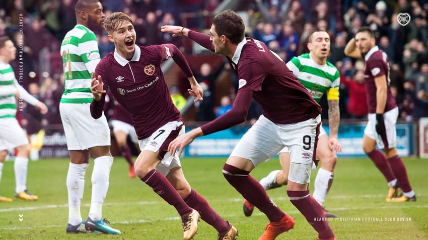 O Hearts é o atual líder do Campeonato Escocês (Foto: Reprodução/X)
