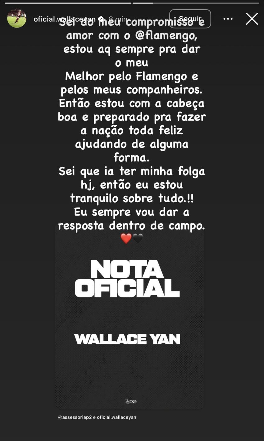 Wallance Yan se pronuncia sobre flagra em festa no Rio de Janeiro (Foto: Reprodução)
