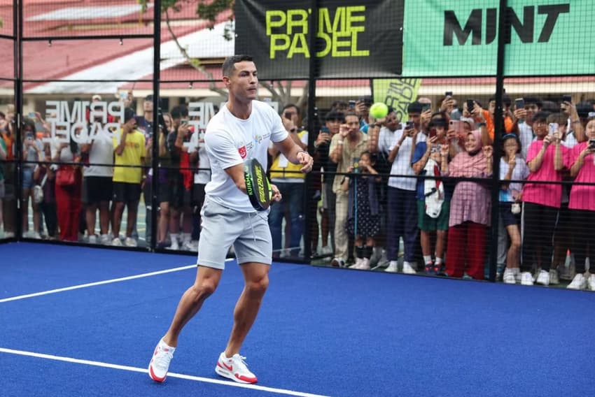 Cristiano Ronaldo é um grande entusiasta da modalidade (Foto: AFP via Getty Images)