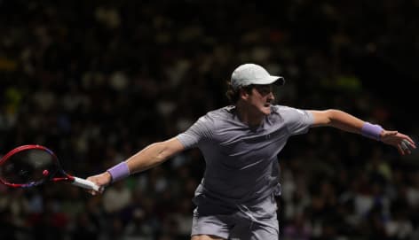 João Fonseca na vitória na estreia do Masters 1000 de Paris (Divulgação)