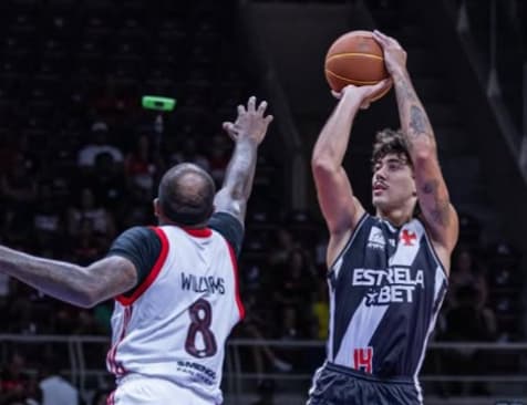 Paulo Scheuer (à direita) é o novo reforço do Botafogo Basquete (Foto: Reprodução/Redes sociais)