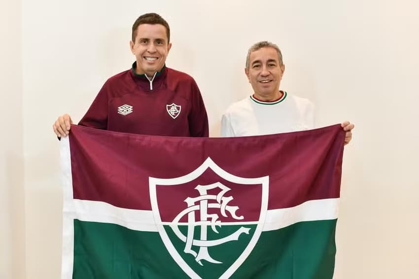 Ademar Arrais e Adyr Tourinho lançaram candidatura à presidência do Fluminense (Foto: Glauber Carvalho / O Fluminense Tem Pressa)