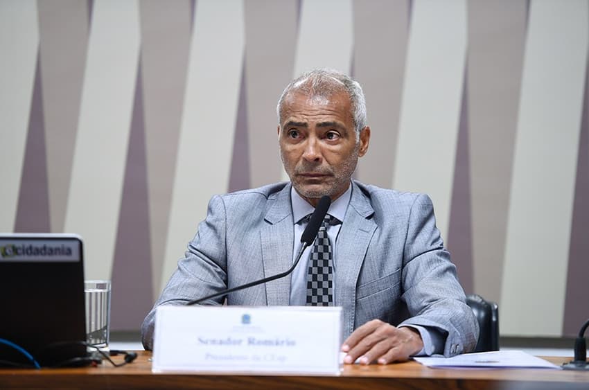 O grupo foi criado a pedido de Romário, que é o presidente da Comissão de Esporte (CEsp) do Senado (Foto: Edilson Rodrigues/ Agência Senado)