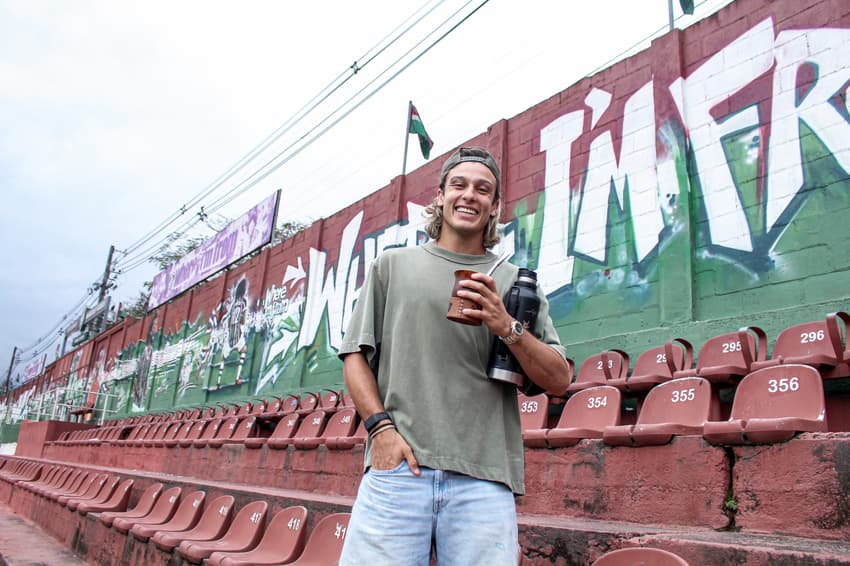 Canobbio conhece Xerém, base do Fluminense (Fotos: Leonardo Brasil/ Fluminense FC)