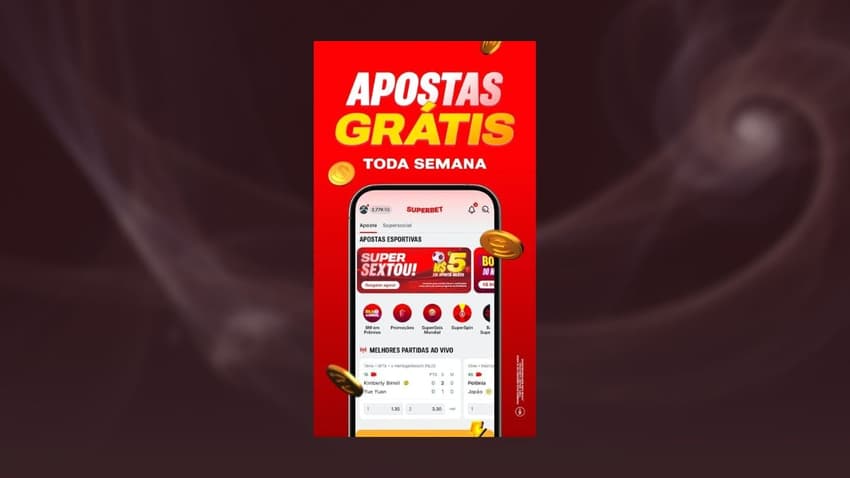 Banner promocional da casa de apostas Superbet