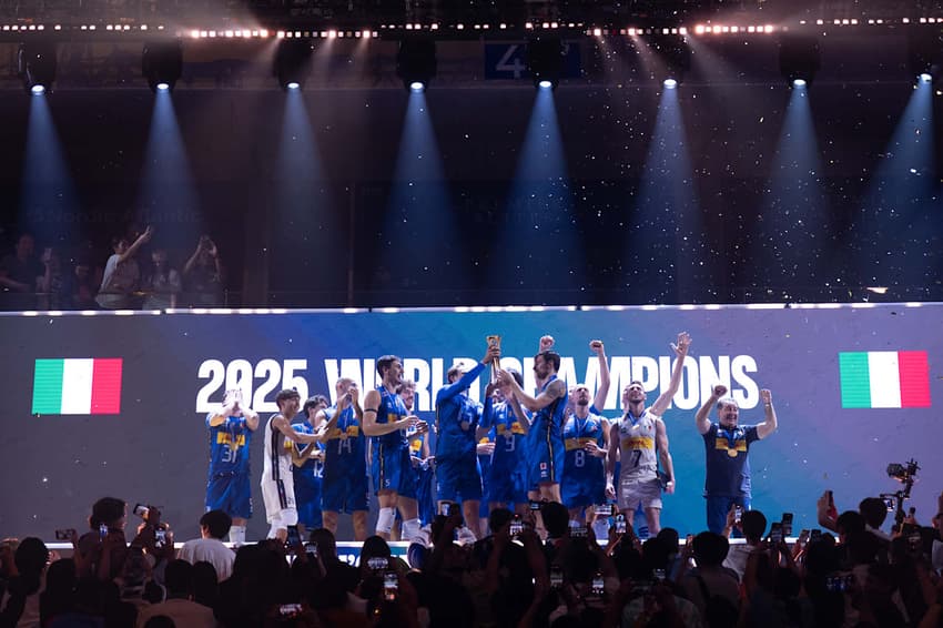 Itália foi campeã do Mundial de Vôlei 2025 (Foto: Volleyball World)