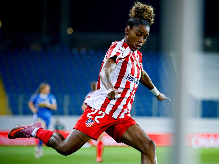 Pela Champions League Feminina, o Atlético de Madrid goleou o St. Potten por 6 a 0 (Foto: Reprodução/Atlético de Madrid)