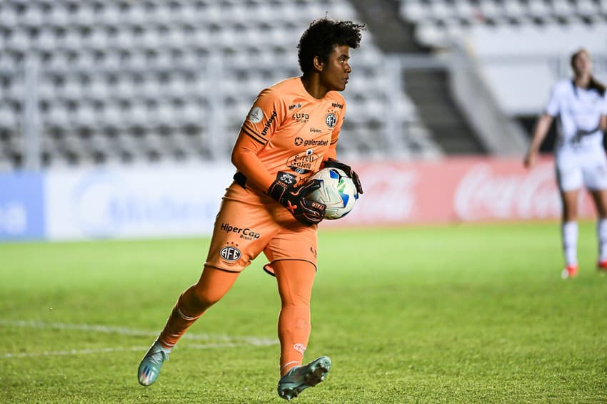 Luciana, da Ferroviária, em campo pela Libertadores Femenina (Foto: Staff Images Woman/Conmebol)