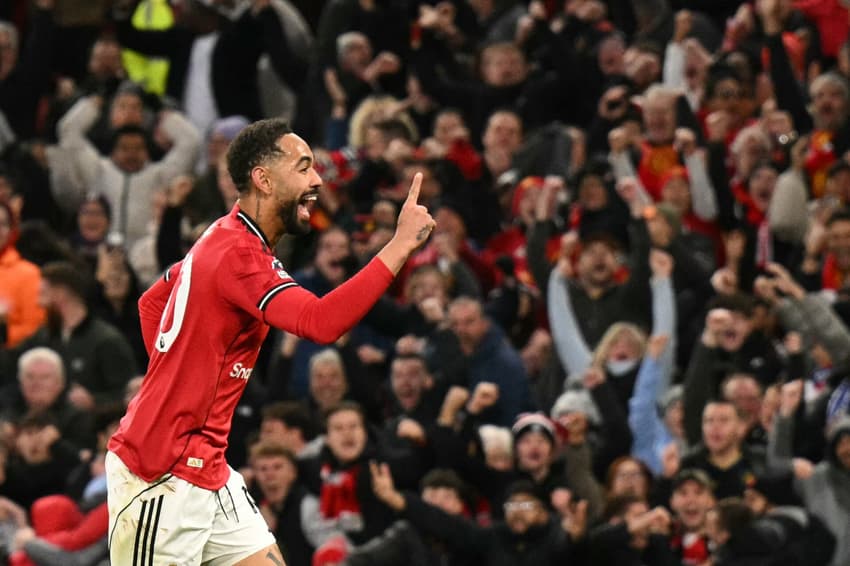 Jogos de hoje: o Manchester United, o brasileiro Matheus Cunha, entra em campo contra o Nottingham Forest na Premier League (Foto: Oli SCARFF / AFP)