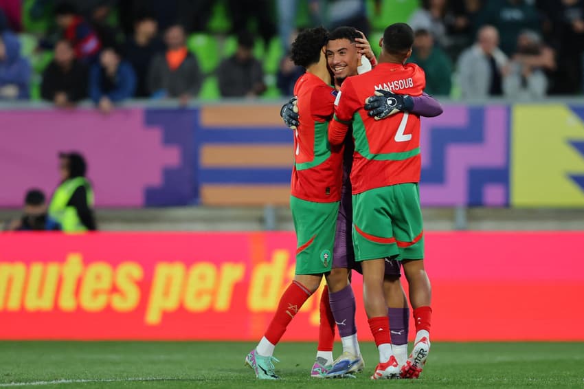 Marrocos eliminou a França e se classificou à final do Mundial Sub-20 (Foto: Javier TORRES / AFP)