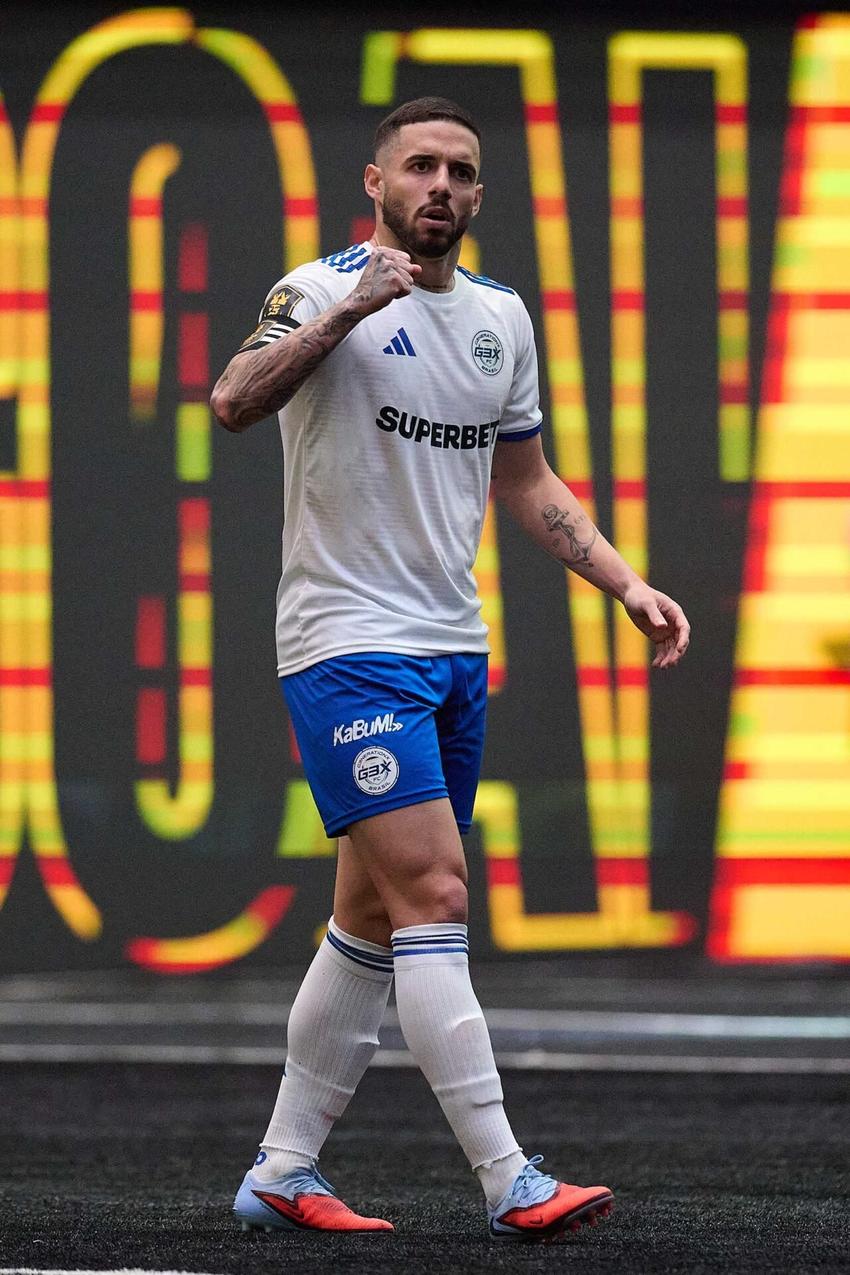Kelvin garante a vitória para a G3X na primeira rodada da Kings League Brasil (Foto: Divulgação)
