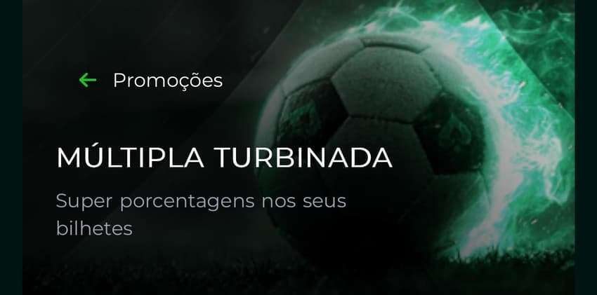 Captura de tela ilustra a promoção de múltipla turbinada na Lotogreen.