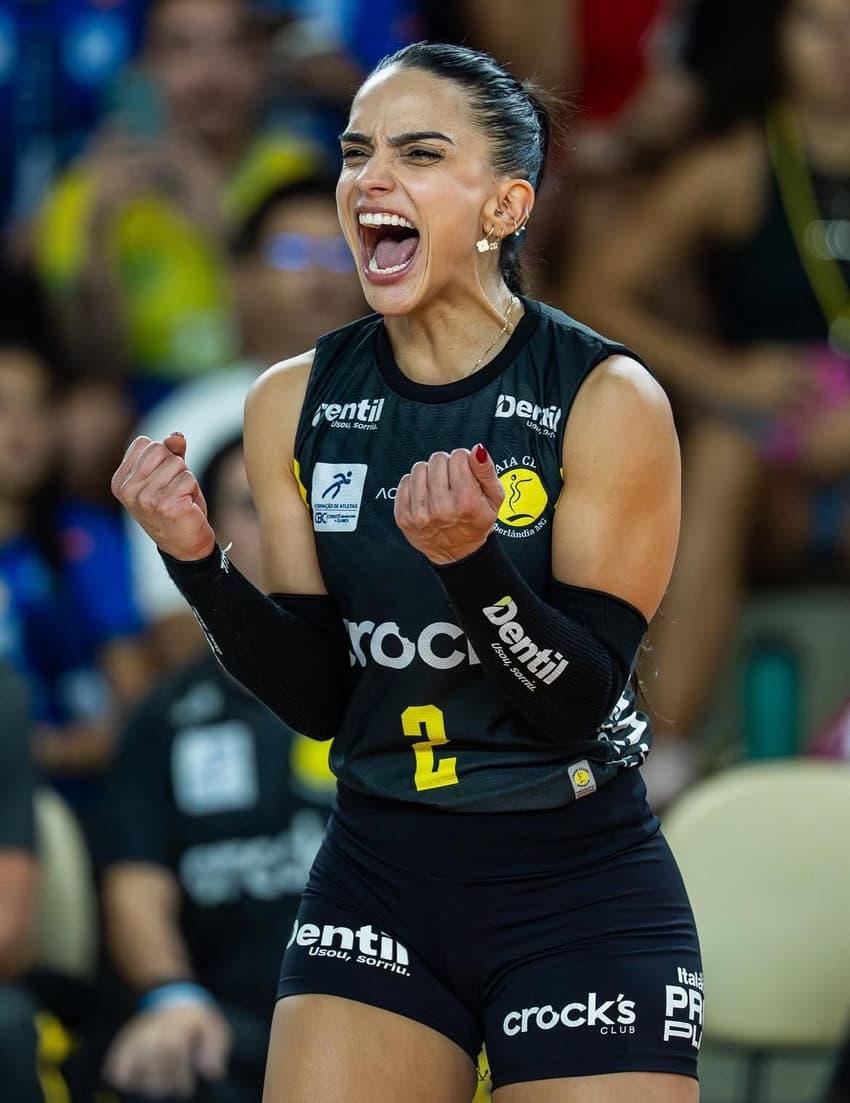 Natinha, líbero do Praia Clube (Foto: Reprodução/ Instagram)