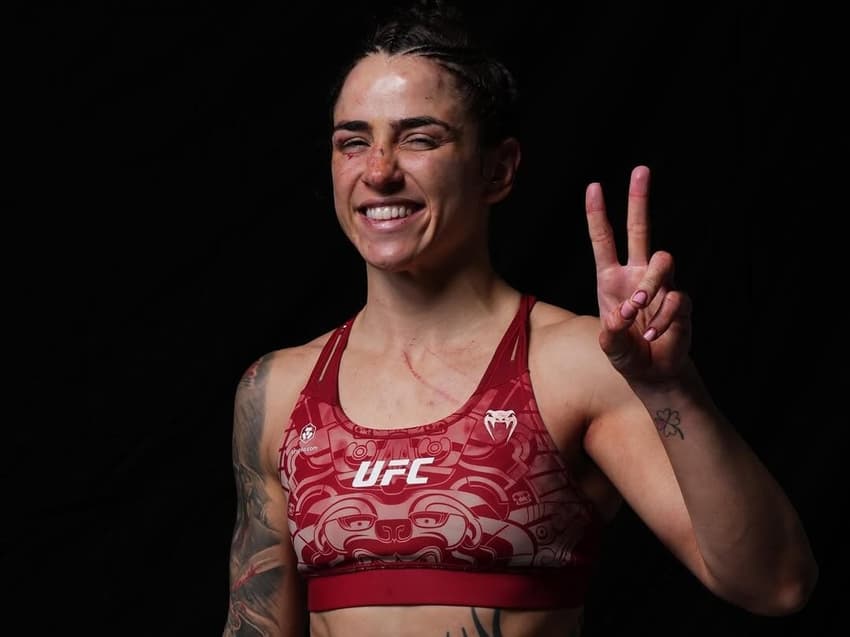 Norma Dumont após vitória no UFC (Foto: Reprodução/Instagram: @norma_dumont_mma)