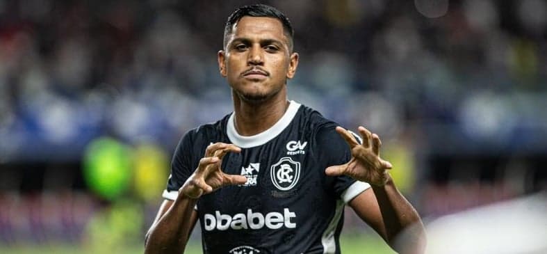 Pedro Rocha comemora gol no Clube do Remo. (Foto: Samara Miranda / Ascom Remo)