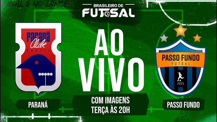 Paraná e Passo Fundo no Brasileiro de Futsal (Foto: Lance!)
