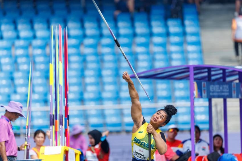 Raissa Machado melhorou sua marca no Mundial de Atletismo Paralímpico