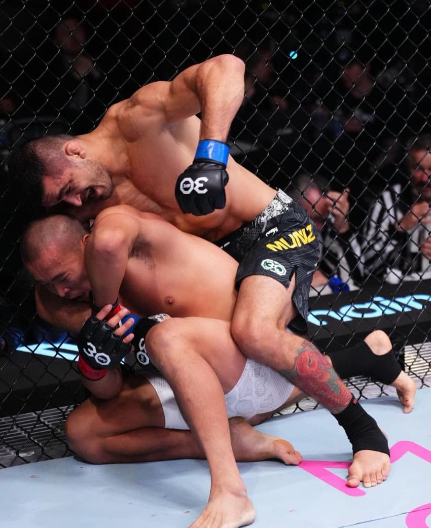 André ''Sergipano'' em ação no UFC (Foto: Reprodução Instagram André Muniz)