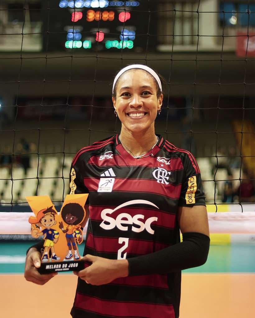 Simone Lee foi eleita a melhor do jogo contra o Paulistano Barueri (Foto: Mariana Sá/ CRF)