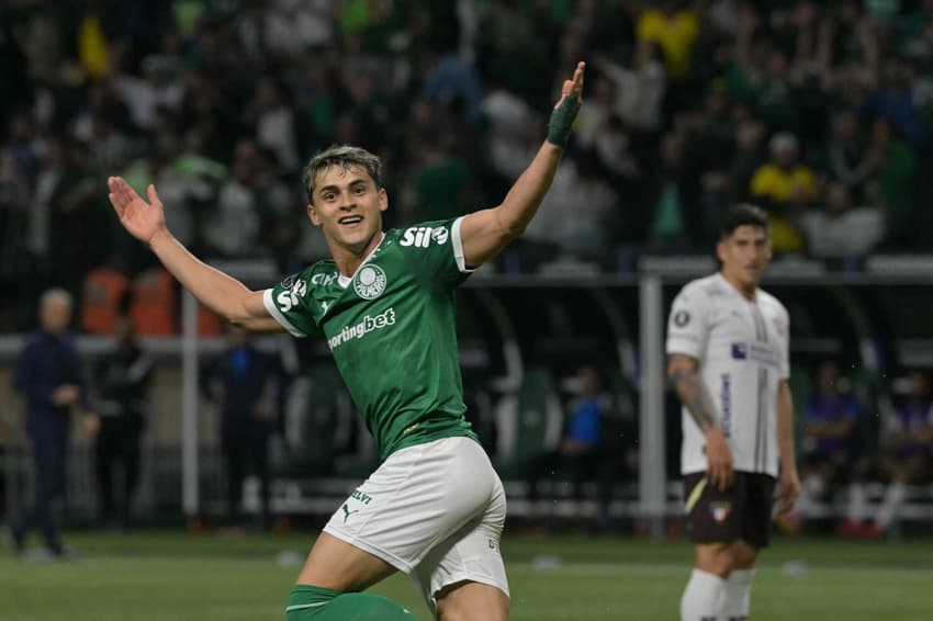 Ramon Sosa foi elogiado por torcedores do Palmeiras (Photo by NELSON ALMEIDA / AFP)
