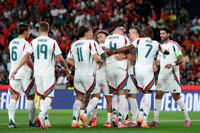 Gol de Szoboszlai adia classificação de Portugal para a Copa do Mundo de 2026 (Foto: Patricia de Melo Moreira / AFP)