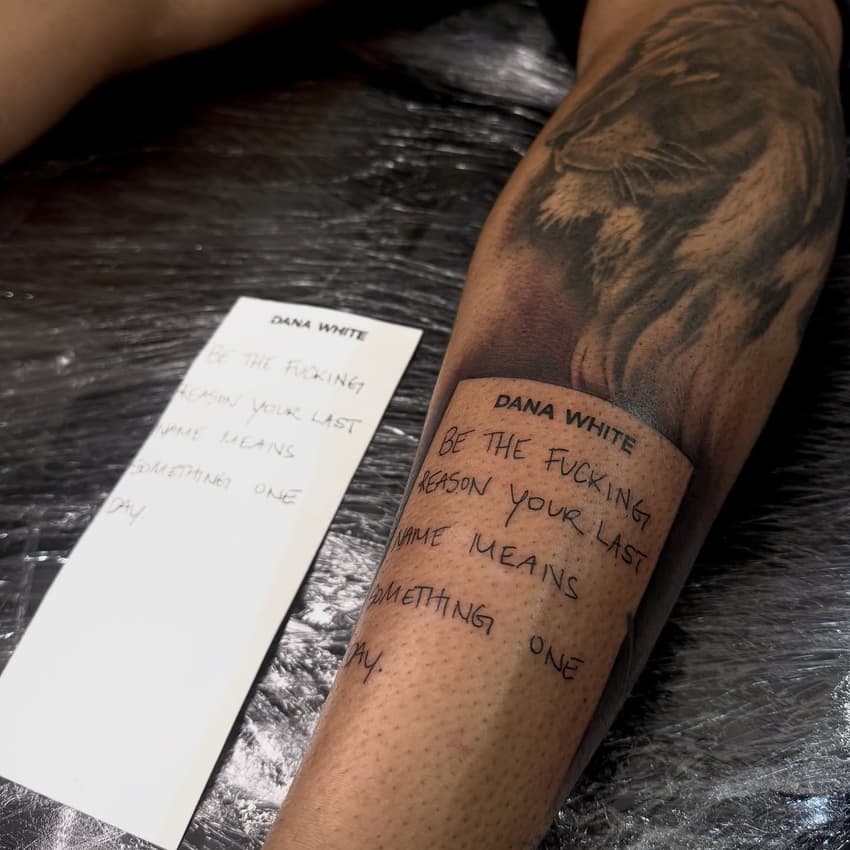 Tatuagem de Hecher Sosa (Foto: Reprodução Instagram Hecher Sosa)
