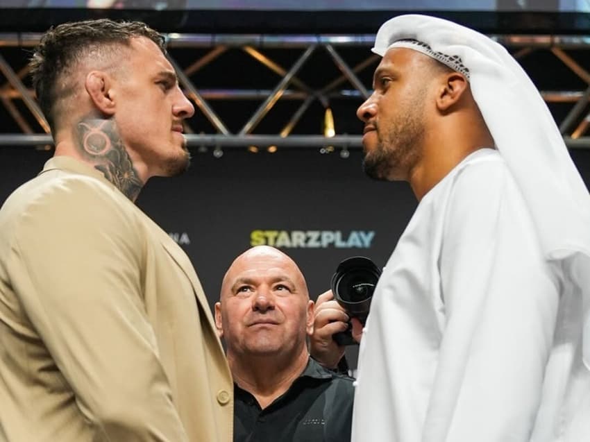 Tom Aspinall encara Cyril Gane antes de UFC 321 (Foto: Reprodução/Instagram: @tomaspinallofficial)