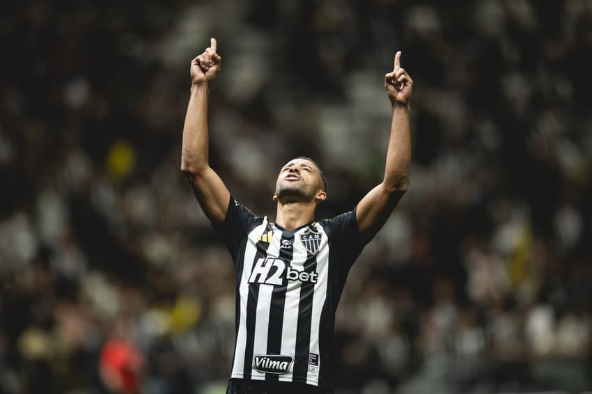 Vitor Hugo comemora Gol no Atlético-MG