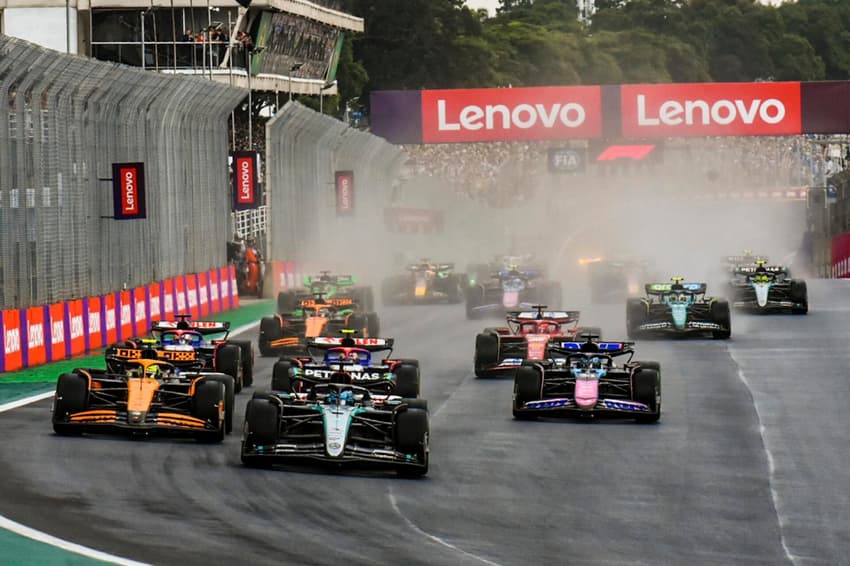 São paulo (sp), 03/11/2024 – corrida/gp são paulo/f1 – largada do grande prêmio de são paulo de formula 1, que acontece no autódromo josé carlos pace em interlagos, neste domingo 03 de novembro de 2024. (Foto: Julio D'Paula/Thenews2/Gazeta Press) Thenews2/Thenews2