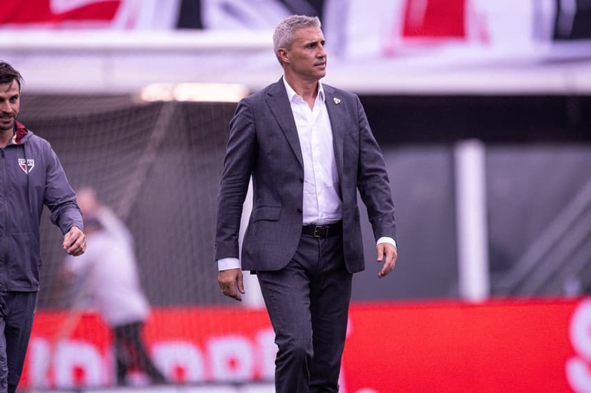 Crespo iniciou sua segunda passagem no São Paulo em julho deste ano. (Foto: Victor Froes/Agência F8/Gazeta Press)