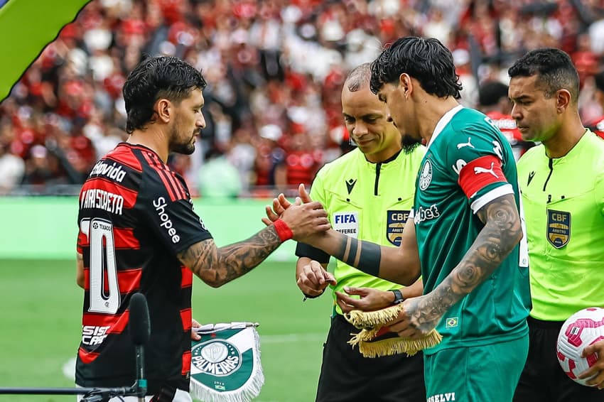 Flamengo e Palmeiras decidem a Libertadores 2025 (Foto: Mauro Silva/Prime Fotografias/MyPhoto Press/Gazeta Press)