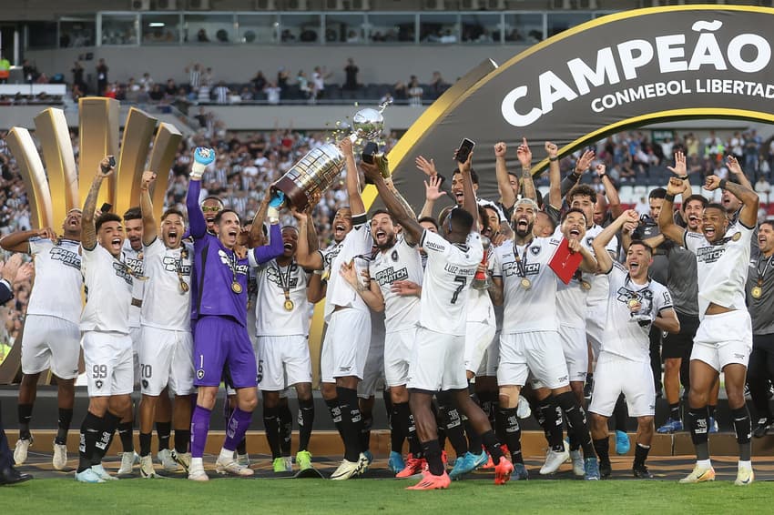 Botafogo ganhou a Libertadores de 2024 com um a menos em campo (Foto: Vítor Silva/Botafogo)