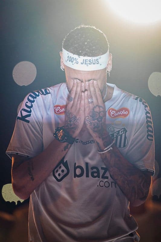 Neymar foi o sexto reforço anunciado pelo Santos para a temporada de 2025. (Foto: Bruno Vaz / Santos FC)