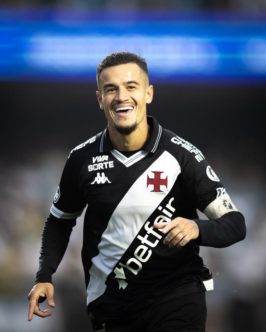 Philippe Coutinho comemora gol pelo Vasco (Foto: Matheus Lima/Vasco)