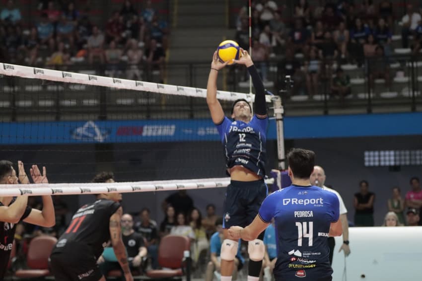 Suzano vence Sesi Bauru pela Superliga Masculina (Foto: Divulgação/ Suzano Vôlei)