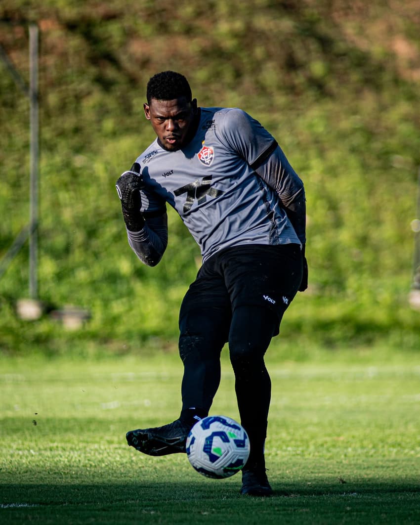 Yuri Sena, quarto goleiro do Vitória (Foto: Victor Ferreira / EC Vitória)