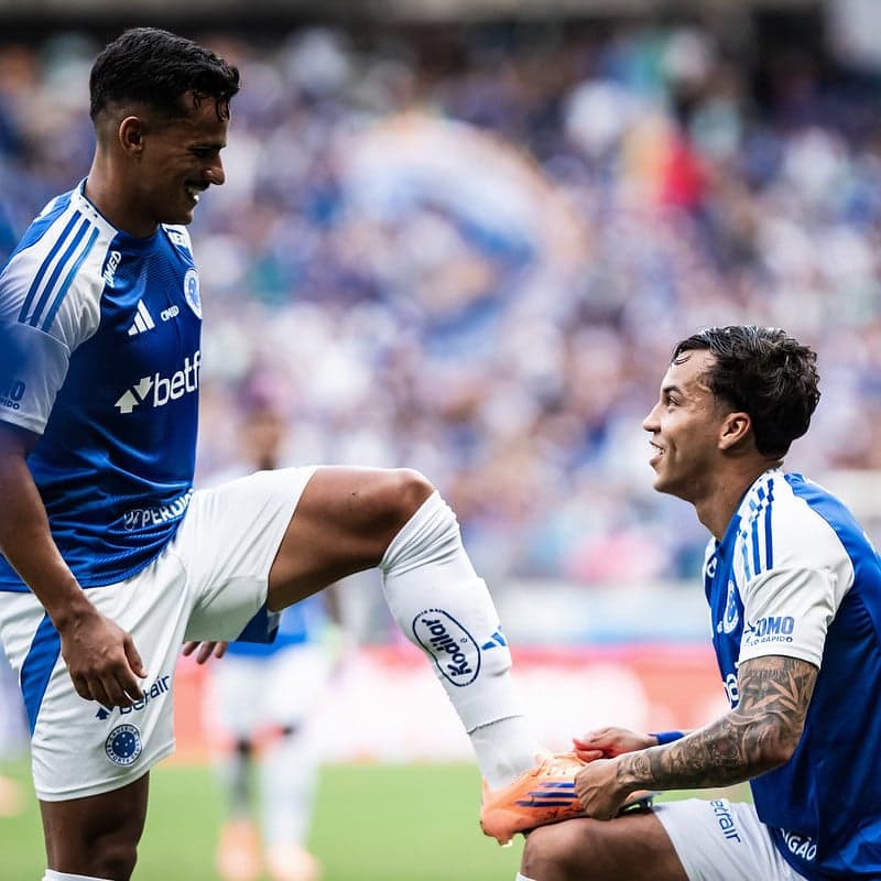 Kaio Jorge e Kaiki, do Cruzeiro (Foto: Gustavo Aleixo/Cruzeiro)