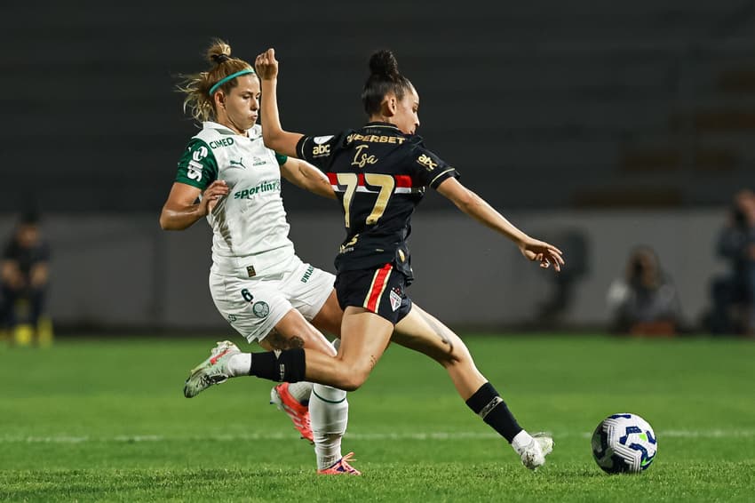 São Paulo e Palmeiras duelaram na semifinal da Copa do Brasil Feminina. (Rebeca Reis/ Staff Images Woman/CBF)
