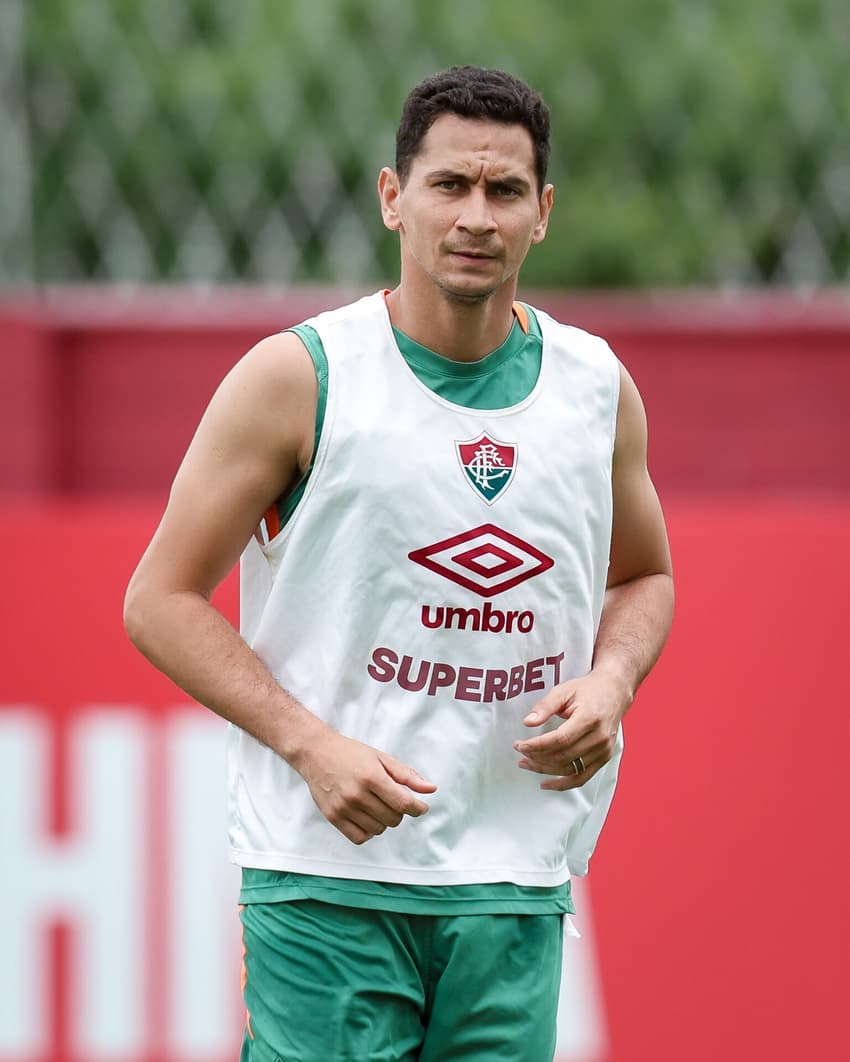 Ganso retorna aos treinos pelo Fluminense (Foto: Lucas Merçon/ Fluminense FC)