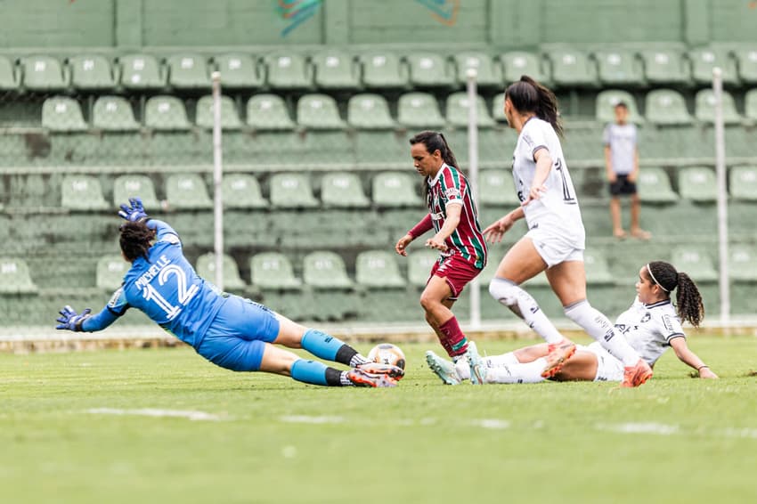 Fluminense vence Botafogo e está na final do Carioca Feminino. (Foto: MARINA GARCIA / FLUMINENSE F.C.)