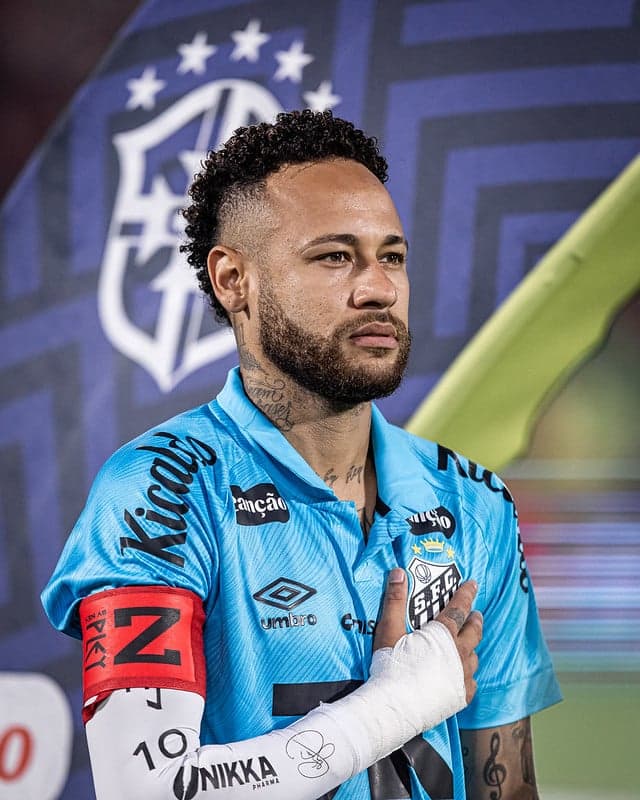 Neymar foi titular do Santos na derrota para o Flamengo. (Foto: Raul Baretta/ Santos FC)