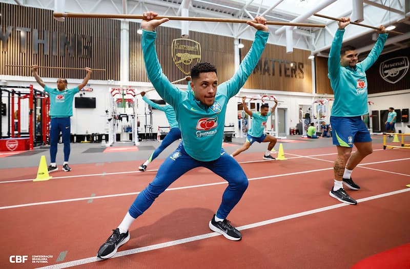 Vitor Roque vai disputar a final da Libertadores pelo Palmeiras. (Foto: Rafael Ribeiro/ CBF)