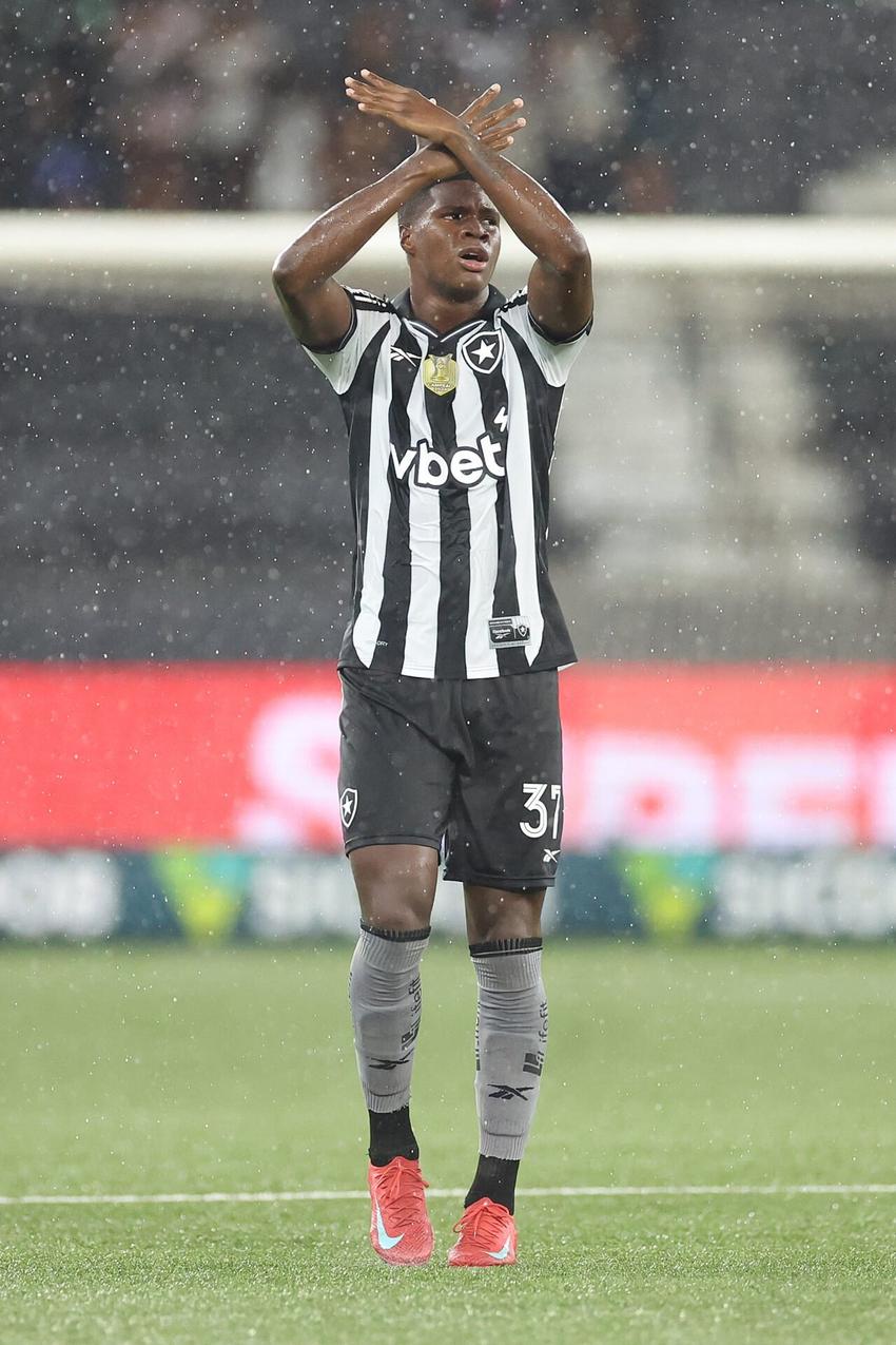 Comemoração de Kadir, do Botafogo (Foto: Vítor Silva/Botafogo)