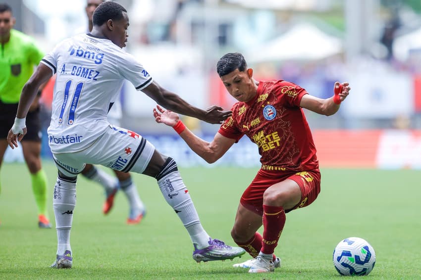 Erick Pulga em ação contra o Vasco (Foto: Rafael Rodrigues/EC Bahia)
