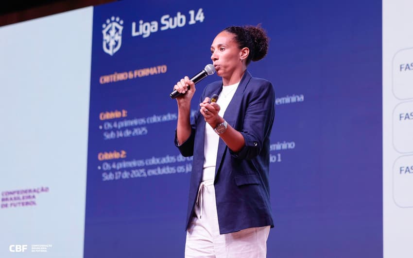 Aline Pellegrino, coordenadora de Competições Femininas da Confederação Brasileira de Futebol. (Foto: Rafael Ribeiro/CBF)