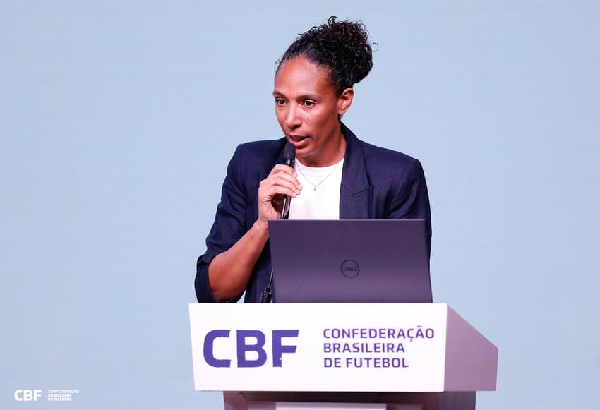 Aline Pellegrino, coordenadora de Competições Femininas da Confederação Brasileira de Futebol. (Foto: Rafael Ribeiro/CBF)