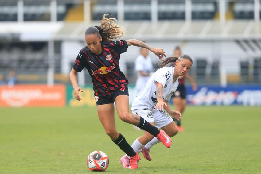 Bragantino e Santos na final da Copa Paulista Feminina 2025. (Foto: Fernando Roberto/Red Bull Bragantino)