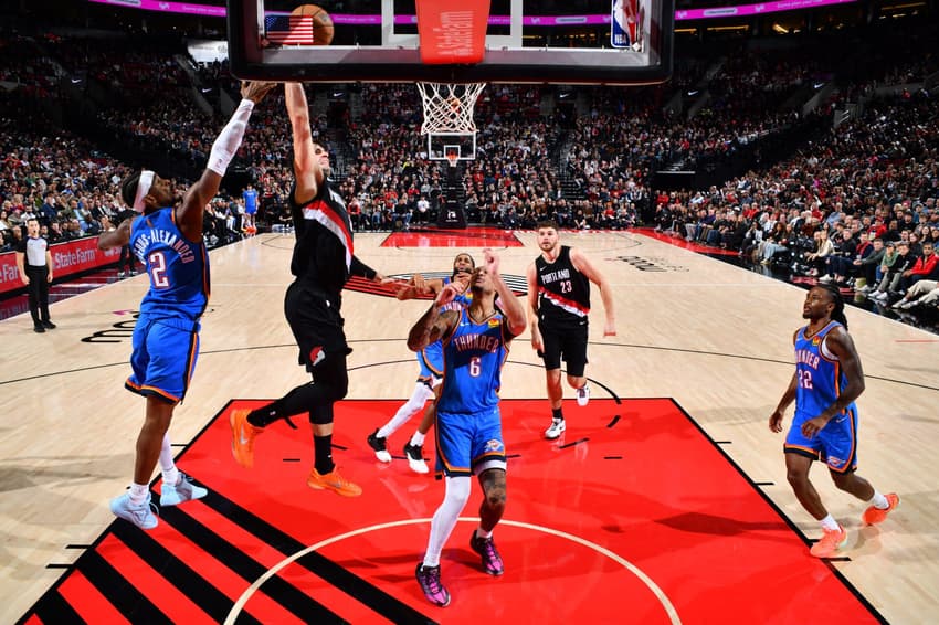 Portland Trail Blazers x Oklahoma City Thunder (Foto: Barry Gossage / NBAE / Getty Images / Getty Images via AFP)