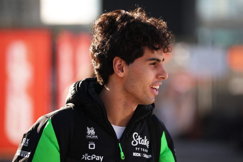 Gabriel Bortoleto no GP de Las Vegas de F1 (Foto: Chris Graythen/Getty Images/AFP)