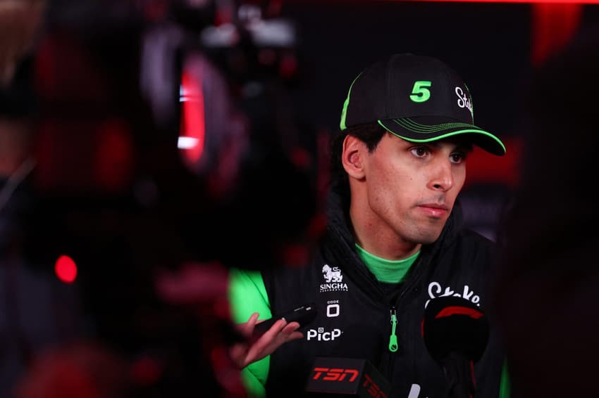 Gabriel Bortoleto no GP de Las Vegas de F1 (Foto: Peter Fox/Getty Images/AFP)